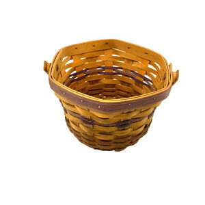 2000 Longaberger May Series Morning Glory Basket Vintage 7.5"L x 7.5"W x 4.75"H